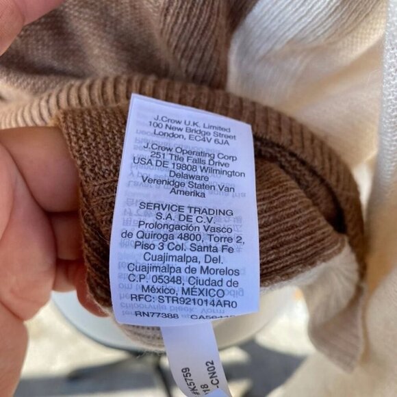 Madewell Kimball Pullover Sweater In Colorblock xs - Picture 10 of 11